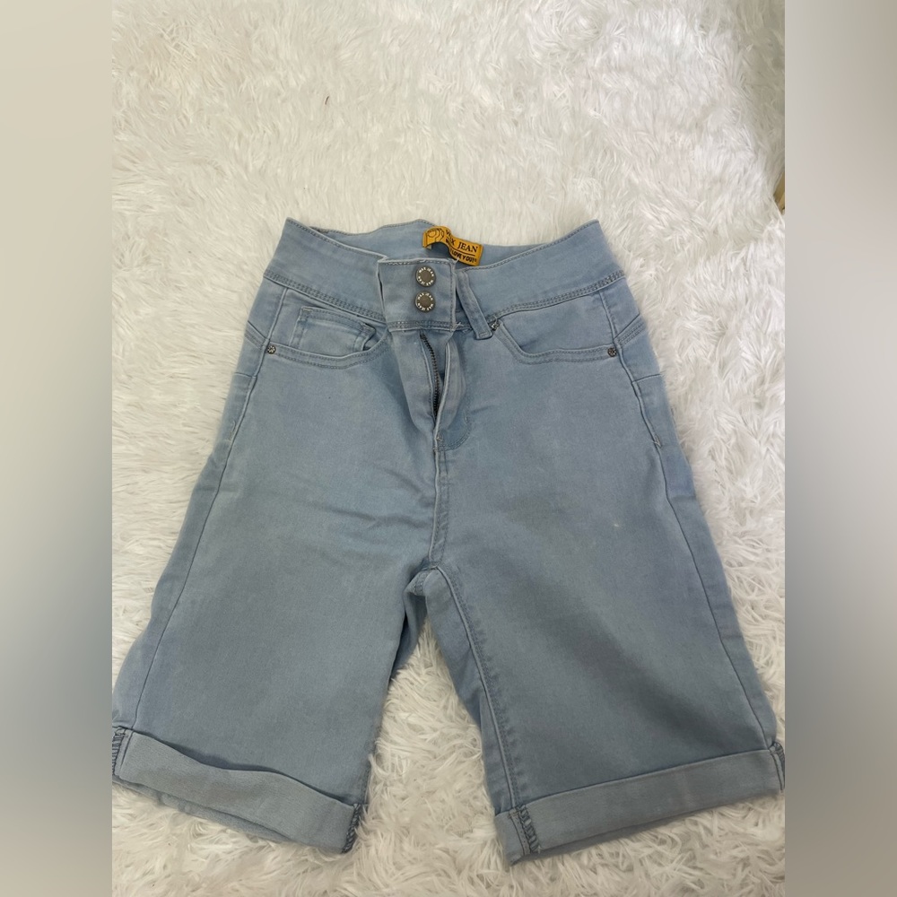 WAX JEAN bike shorts blue size S